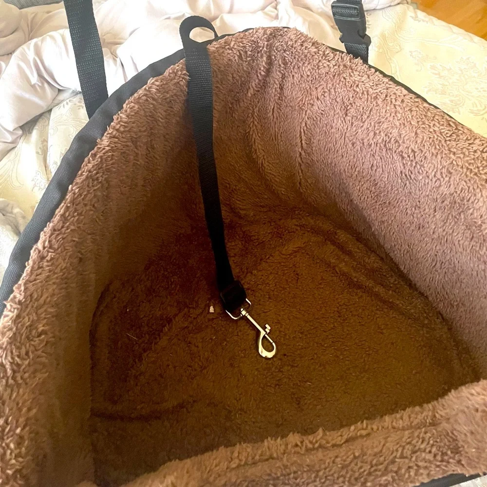 Pet car seat bed
